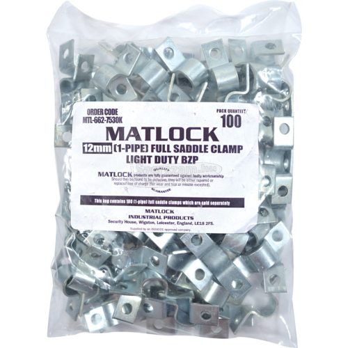 MATLOCK 12mm TELJES NYERGES CSŐSZORÍTÓ-KÖNNYŰ TERHELÉS-BZP MTL6627530K