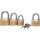 MATLOCK 40mm KERESZTKULCSOS BIZTONSÁGI SÁRGARÉZ LAKAT MTL9503844K