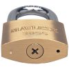 MATLOCK 40mm KERESZTKULCSOS BIZTONSÁGI SÁRGARÉZ LAKAT MTL9503844K