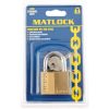 MATLOCK 40X22mm SÁRGARÉZ LAKAT MTL9506743K