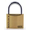 MATLOCK 20mm KESKENY SÁRGARÉZ LAKAT MTL9506820K
