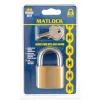 MATLOCK 40mm KESKENY SÁRGARÉZ LAKAT MTL9506840K