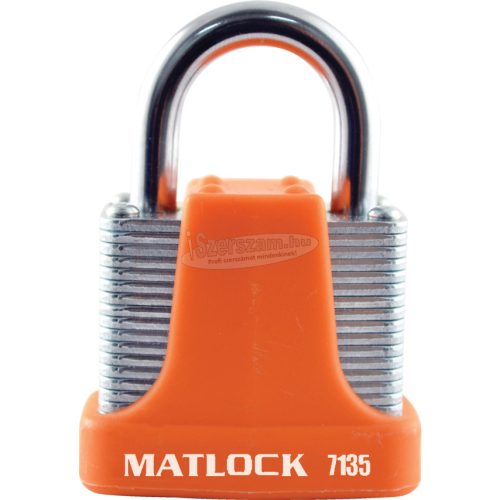 MATLOCK 40mm MASSZÍV LAKAT 4-TŰS ZÁRTESTTEL NARANCS MTL9507135K