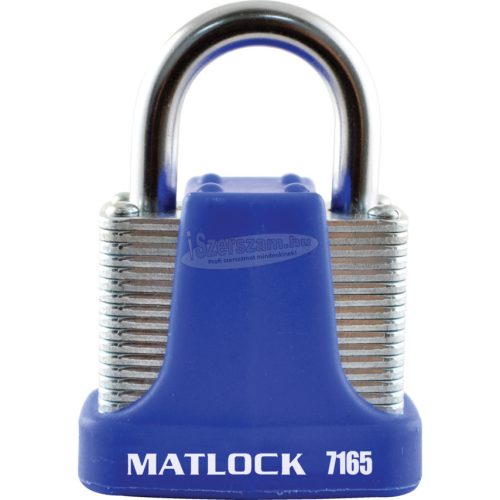 MATLOCK 40mm MASSZÍV LAKAT 4-TŰS ZÁRTESTTEL KÉK MTL9507165K