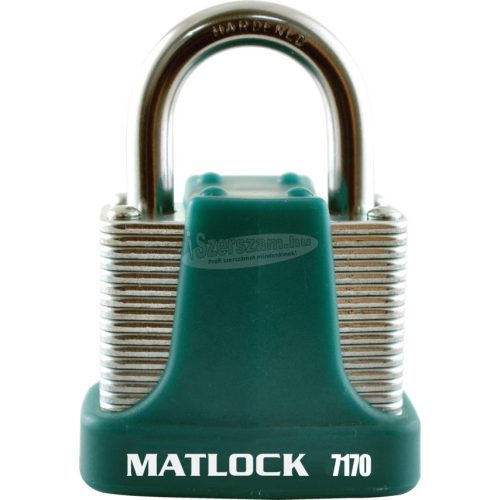 MATLOCK 40mm MASSZÍV LAKAT 4-TŰS ZÁRTESTTEL ZÖLD MTL9507170K