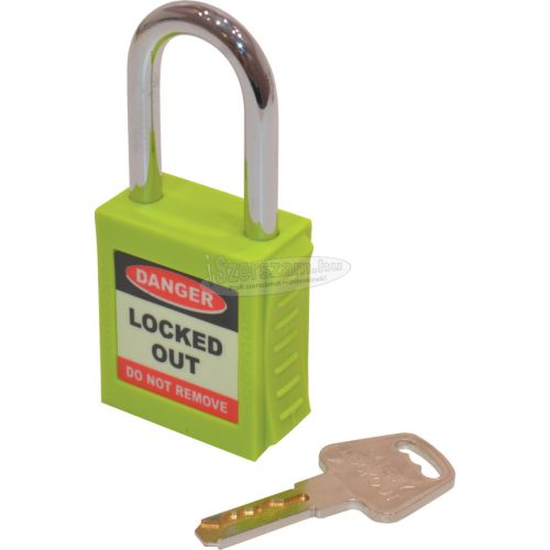 MATLOCK BIZTONSÁGI LOCKOUT LAKAT EGYEDI KULCSOKKAL ZÖLD MTL9507930K