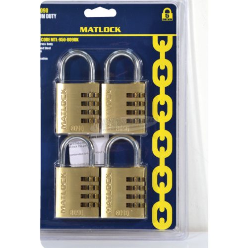 MATLOCK 40mm KOMBINÁCIÓS RÉZLAKAT 4 SZÁM (PK-4) MTL9508090K