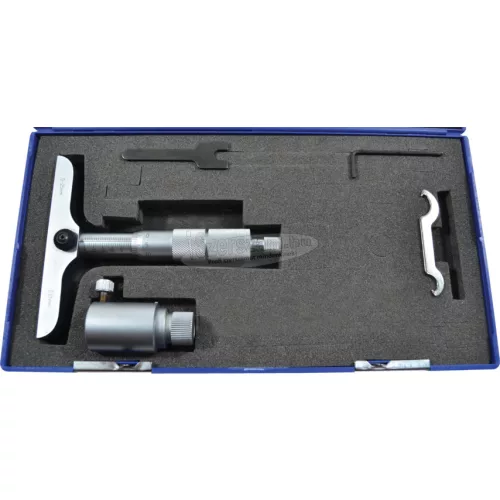 OXFORD 0-25mm MÉLYSÉGMÉRŐ MIKROMÉTER RÖGZÍTETT RÚDDAL OXD3353330K