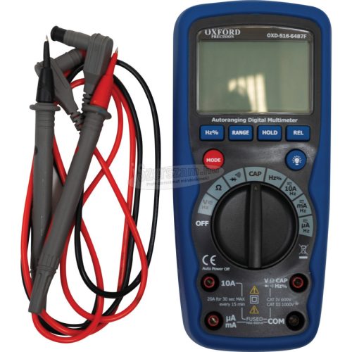 OXFORD 6 AZ 1-BEN DIGITÁLSIS MULTIMÉTER HŐMÉRŐVEL OXD5160625D