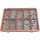 QUALFAST FASTENING PRODUCTS A2 ROZSDAMENTES ACÉL FOGLALATRÖGZÍTŐ GÖMBFEJŰ CSAVAR KÉSZLET QFT6154420K