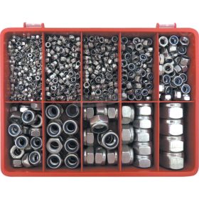   QUALFAST FASTENING PRODUCTS ROZSDAMENTES RÖGZÍTŐANYAG-KÉSZLET: A2 ROZSDAMENTES ACÉL ANYACSAVAR ÉS ALÁTÉTGYŰRŰ KÉSZLET QFT6154480K