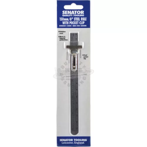 SENATOR 150MM/6" ACÉLVONALZÓ ZSEBAKASZTÓVAL SEN5183500K