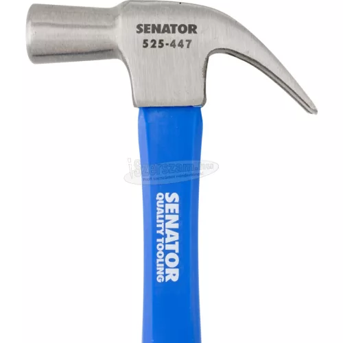 SENATOR 16OZ ÍVELT SZÖGHÚZÓ KALAPÁCS ÜVEGSZÁLAS NYÉLLEL SEN5254470K