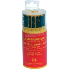   SHERWOOD 19db-OS HSS CSIGAFÚRÓ KÉSZLET 1,0-10,0X0,5MM SHR0259000K