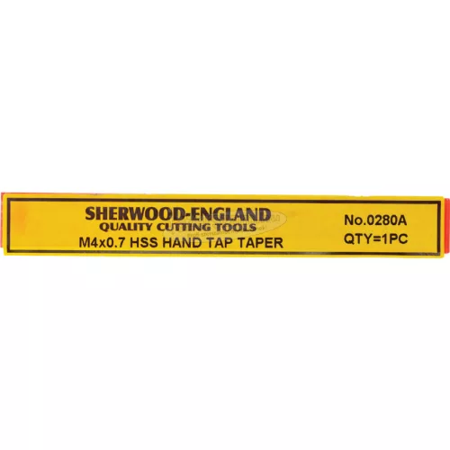 SHERWOOD 4,0X0,70mm EGYENES HORNYÚ HSS KÉZI ELŐVÁGÓ MENETFÚRÓ SHR0850280A