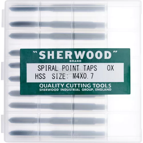 SHERWOOD 4,0X0,70mm EGYENES HORNYÚ HSS GÉPI MENETFÚRÓ SHR0850280E