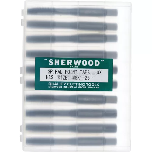 SHERWOOD 8,0X1,25mm EGYENES HORNYÚ HSS GÉPI MENETFÚRÓ SHR0850410E