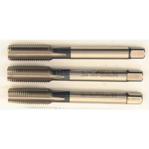 SHERWOOD 7/16"X20 UNF EGYENES HORNYÚ HSS KÉZI MENETFÚRÓ KÉSZLET SHR0851140D