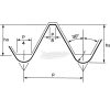 SHERWOOD 7/16"X20 UNFX1,5/16" KÖR ALAKÚ HSS MENETMETSZŐ SHR0864650K