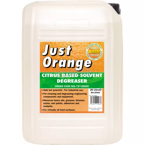 SOLENT JUST NARANCS CITRUS ALAPÚ OLDÓSZERES ZSÍRTALANÍTÓ 20 L SOL7272820C