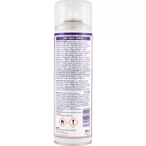 SOLENT SD1-500B SZÁRAZ MOLIBDÉNSZEMCSÉS SPRAY 500ML SOL7320200K