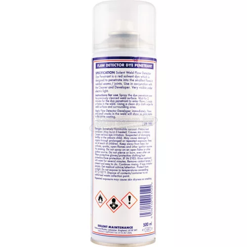 SOLENT SF2-500B REPEDÉSVIZSGÁLÓ SPRAY-PENETRÁLÓ 500 ML SOL7320260K