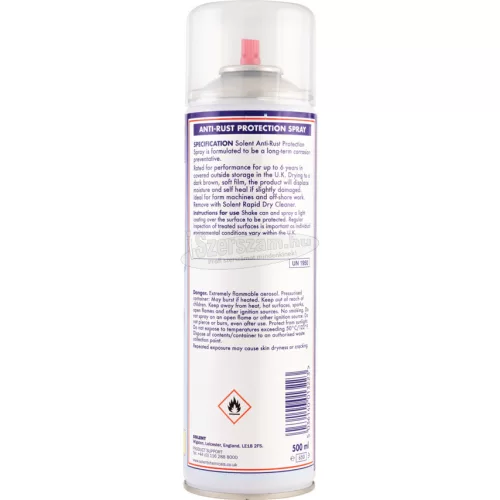 SOLENT SP2-500B IPARI ROZSDÁSODÁS ELLEN VÉDŐ SPRAY 500 ML SOL7320620K