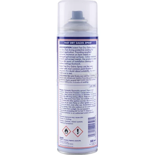 SOLENT SZ1-500B HIDEG CINK GALVANIZÁLÓ SPRAY 500 ML SOL7320900K