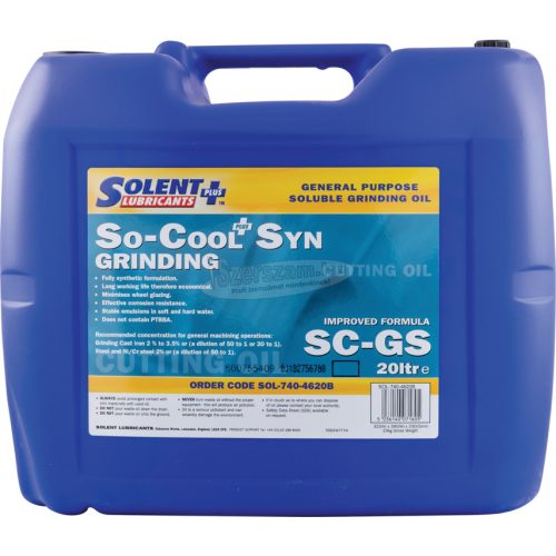 SOLENT OLDÉKONY CSISZOLÓOLAJ-SZINTETIKUS 20L SOL7404620B