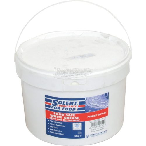 SOLENT WGP400 ÉLELMISZERIPARI FEHÉR ZSÍR 5KG SOL7405905C