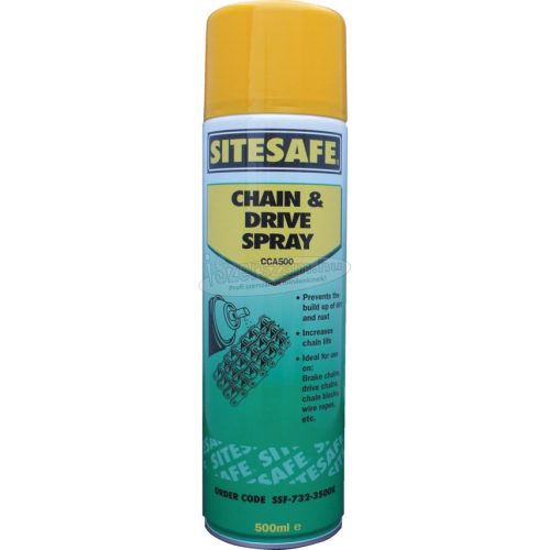 SITE SAFETY PRODUCTS CCA500 LÁNC ÉS MEGHAJTÓ SPRAY 500ML SSF7323500K