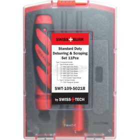   SWISS+TECH CUTTING TOOLS B ÉS C IPARI SORJÁZÓ ÉS KAPARÓ KÉSZLET 11 DARABOS SWT1095021B