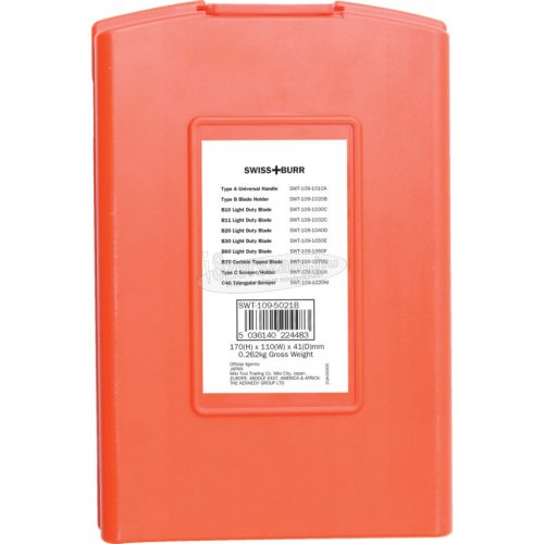 SWISS+TECH CUTTING TOOLS B ÉS C IPARI SORJÁZÓ ÉS KAPARÓ KÉSZLET 11 DARABOS SWT1095021B