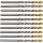 SWISS+TECH CUTTING TOOLS 5mm NORMÁL HOSSZÚ FÉNYES HSS CSIGAFÚRÓ TIN BEVONATÚ HEGGYEL SWT1255050A
