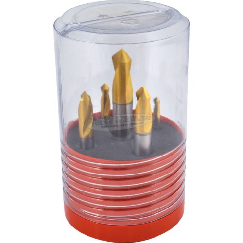 SWISS+TECH CUTTING TOOLS 5DB-OS BEKEZDŐ FÚRÓ KÉSZLET TIN HEGGYEL, 4-12mm 90DEG SWT1255190A