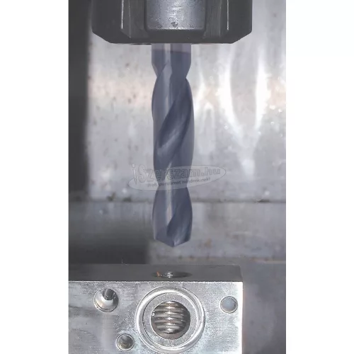 SWISS+TECH CUTTING TOOLS 5,50mm TÖMÖR KEMÉNYFÉM CSIGAFÚRÓ Q-BEVONATTAL 3XD SWT1583555S