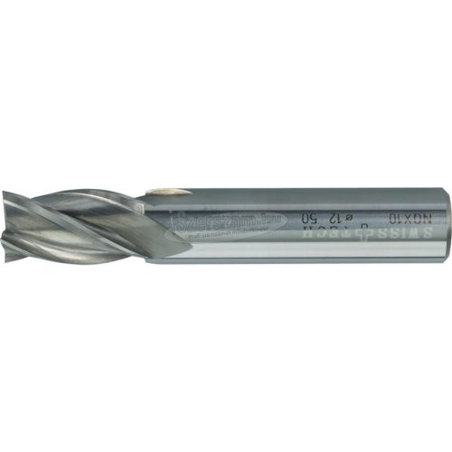 SWISS+TECH CUTTING TOOLS 2,5mm RÖVID NÉGYÉLŰ HENGERES SZÁRÚ TÖMÖR KEMÉNYFÉM UJJMARÓ SWT1615002L