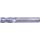 SWISS+TECH CUTTING TOOLS 25mm RÖVID NÉGYÉLŰ HENGERES SZÁRÚ TÖMÖR KEMÉNYFÉM UJJMARÓ TICN BEVONATTAL SWT1615055A