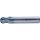 SWISS+TECH CUTTING TOOLS 2mm RÖVID NÉGYÉLŰ HENGERES SZÁRÚ TÖMÖR KEMÉNYFÉM UJJMARÓ TICN BEVONATTAL SWT1615632A