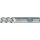 SWISS+TECH CUTTING TOOLS 20mm HÁROMÉLŰ WELDON-SZÁRAS HSS-CO8% NAGY SPIRÁLEMELKEDÉSI SZÖGŰ (50°) UJJMARÓ SWT1631320A