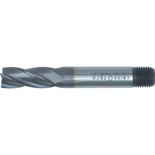 SWISS+TECH CUTTING TOOLS 12mm KÉTÉLŰ MENETESVÉGŰ HSS-CO8% HOSSZLYUKMARÓ - TICN SWT1633642A