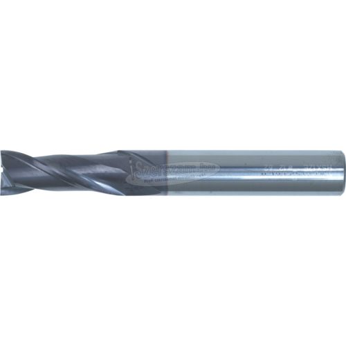 SWISS+TECH CUTTING TOOLS 4mm HOSSZÚ KÉTÉLŰ HENGERES SZÁRÚ KEMÉNYFÉM HOSSZLYUKMARÓ Q BEVONATTAL SWT1656204A