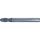 SWISS+TECH CUTTING TOOLS 1,5mm KÉTÉLŰ HENGERES SZÁRÚ RÁDIUSZOS KEMÉNYFÉM HOSSZLYUKMARÓ Q BEVONATTAL SWT1657801L