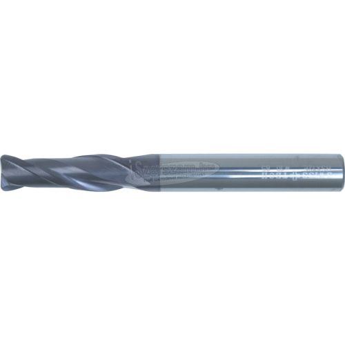 SWISS+TECH CUTTING TOOLS 6X1mm KÉTÉLŰ HENGERES SZÁRÚ LEKEREKITETT SARKÚ KEMÉNYFÉM HOSSZLYUKMARÓ Q BEVONATTAL SWT1658505K