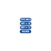 TUFFSAFE CLOTHING PRODUCTS DRV212 FFP2 SZELEPES, RÉSZECSKÉK ELLENI VÉD'MASZK (PK-10) TFF9592135K