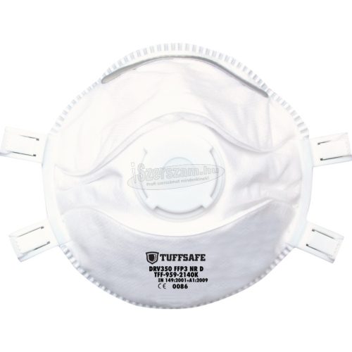 TUFFSAFE CLOTHING PRODUCTS DRV350 FFP3 SZELEPES, RÉSZECSKÉK ELLENI VÉD'MASZK (PK-5) TFF9592140K