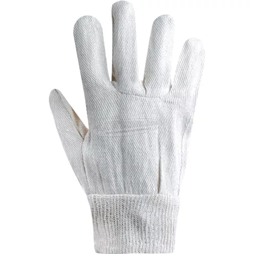 TUFFSAFE CLOTHING PRODUCTS NATÚR PAMUTVÁSZON KESZTYŰ KÖTÖTT MANDZSETTÁVAL 7 OZ TFF9611110K