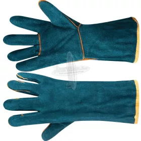   TUFFSAFE CLOTHING PRODUCTS BÉLELT HOSSZÚSZÁRÚ BŐR VÉDŐKESZTYŰ, ZÖLD TFF9611600K
