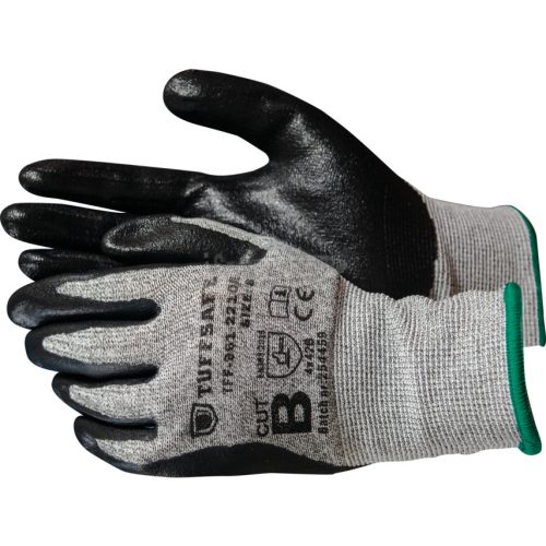 TUFFSAFE CLOTHING PRODUCTS B SZINTEN VÁGÁSÁLLÓ TENYÉRMÁRTOTT KESZTYŰ MÉRET-7 (PK-12) TFF9612210C