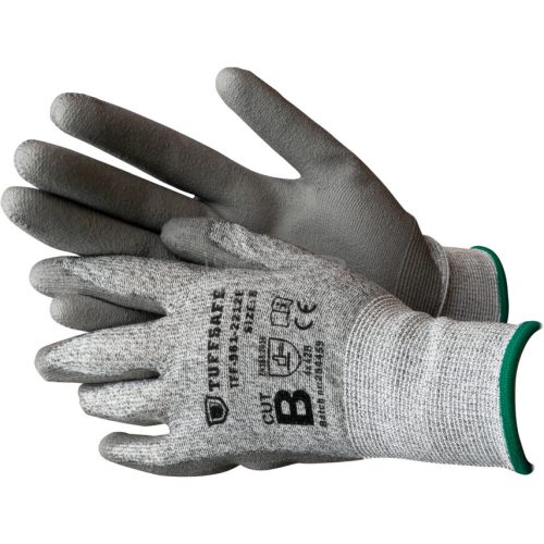 TUFFSAFE CLOTHING PRODUCTS B SZINTEN VÁGÁSÁLLÓ TENYÉRMÁRTOTT KESZTYŰ MÉRET-8 (PK-12) TFF9612212E